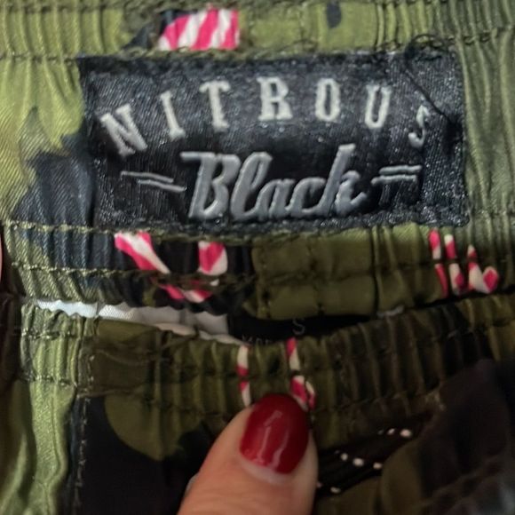 Nitrous Black Camo Swim Trunk Small - Picture 10 of 11